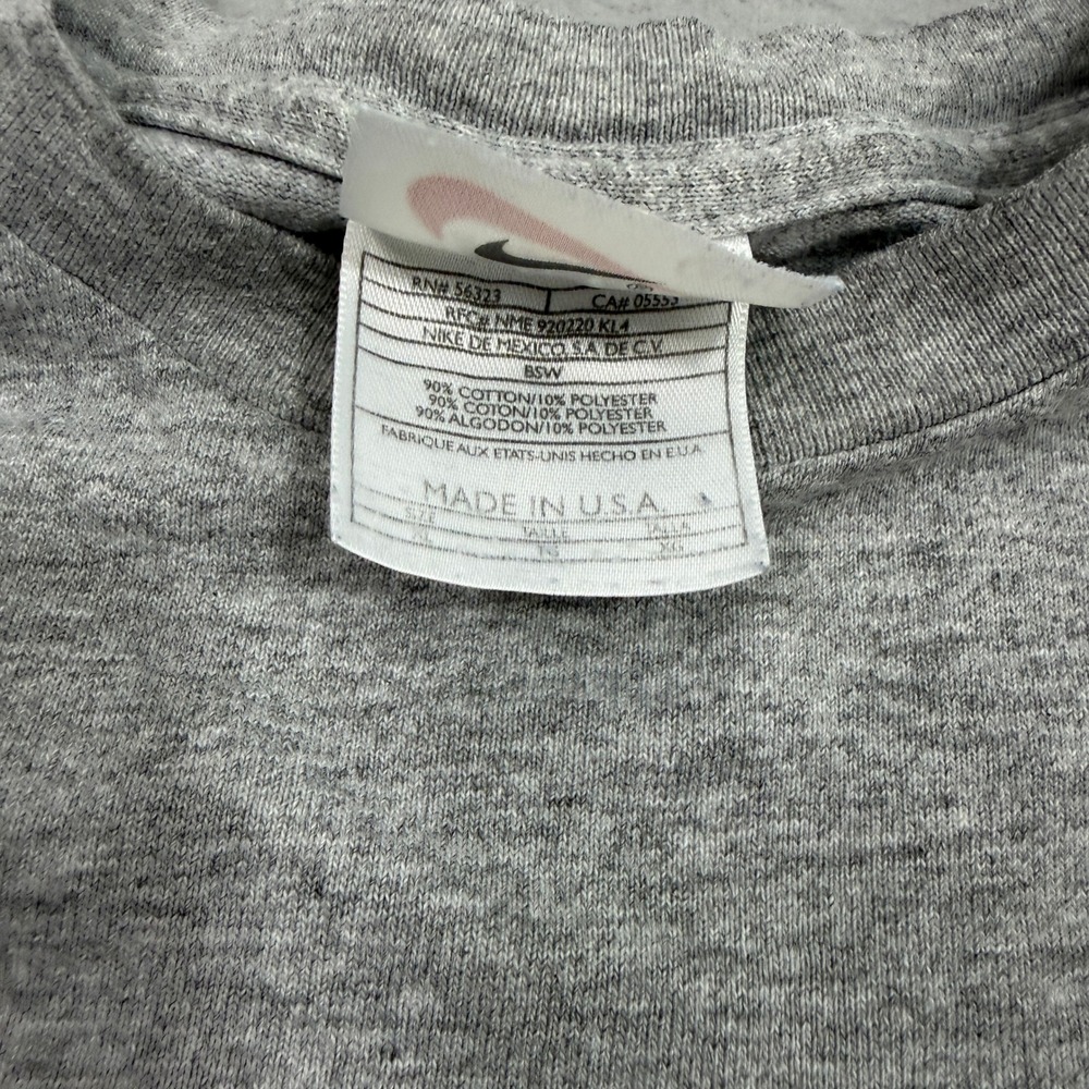 Vintage Nike Joe Gibbs Racing Graphic Shirt Men's Xl Gray Racing Made In Usa View 5